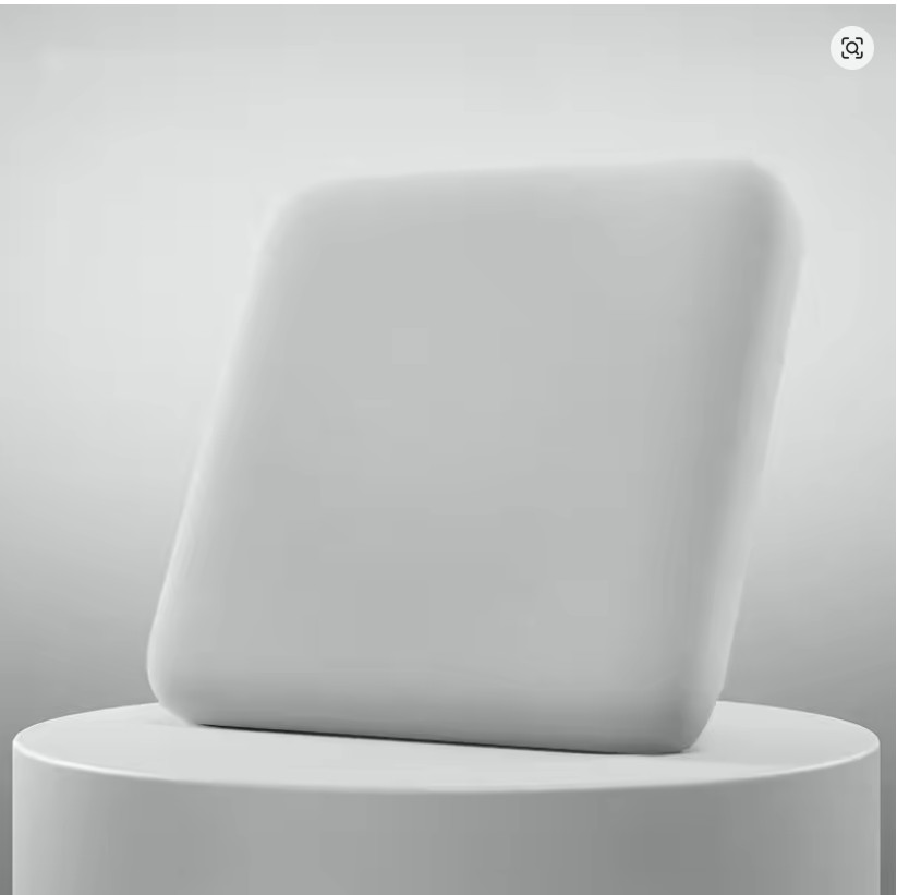 1.6in Thick Foam Seat Cushion Ultra Soft Office Chair Pad Car Back Pain Gray