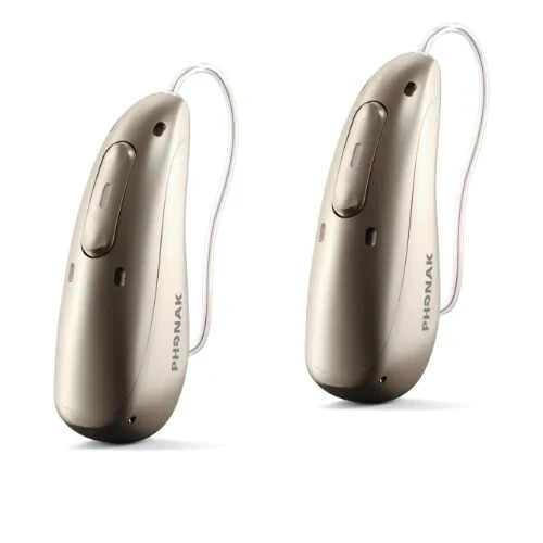Phonak Audeo Sphere Ultra Infinio I90 PAIR Champagne + Free Charger