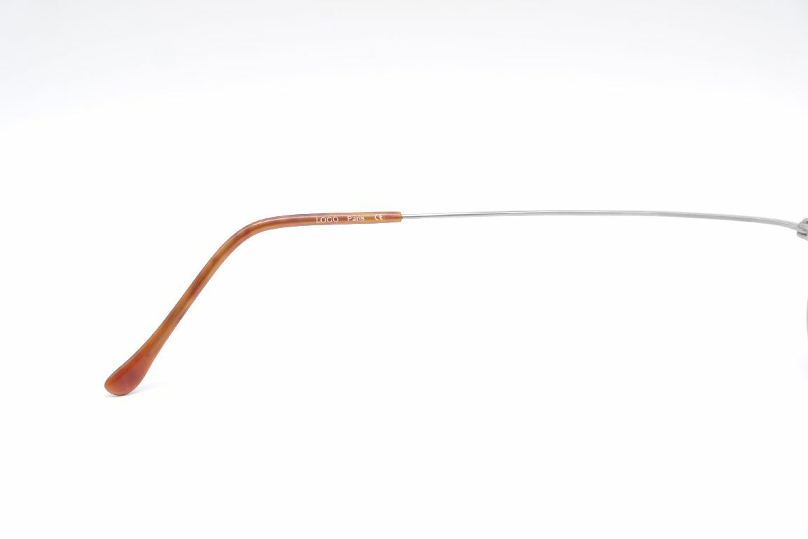 Vintage Logo Aer Line 1438 001 49[]20 145 Brown Oval Glasses NOS