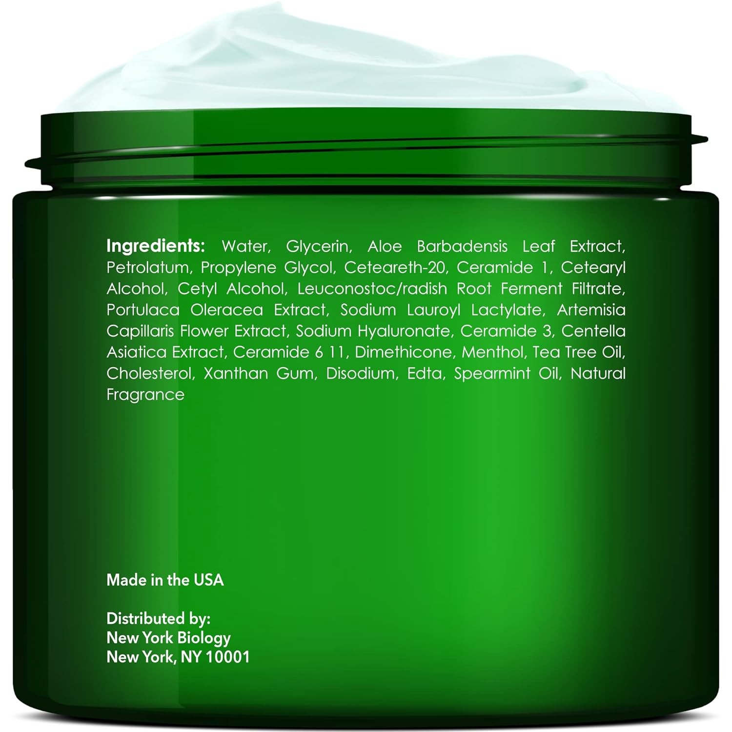New York Biology Tea Tree Oil Foot Cream for Dry Cracked Feet, Athletes Foot, Na