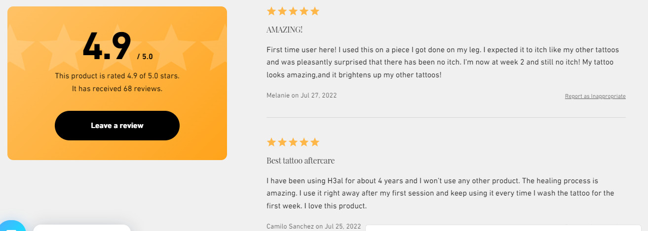 Tattoo Aftercare Enhance Bandage skin Color Enhancement Revives Old .50 oz N