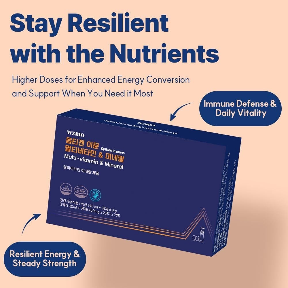 Optizen Immune – Multivitamin & Mineral with Vitamin C, B1, B6, Zinc & Selenium