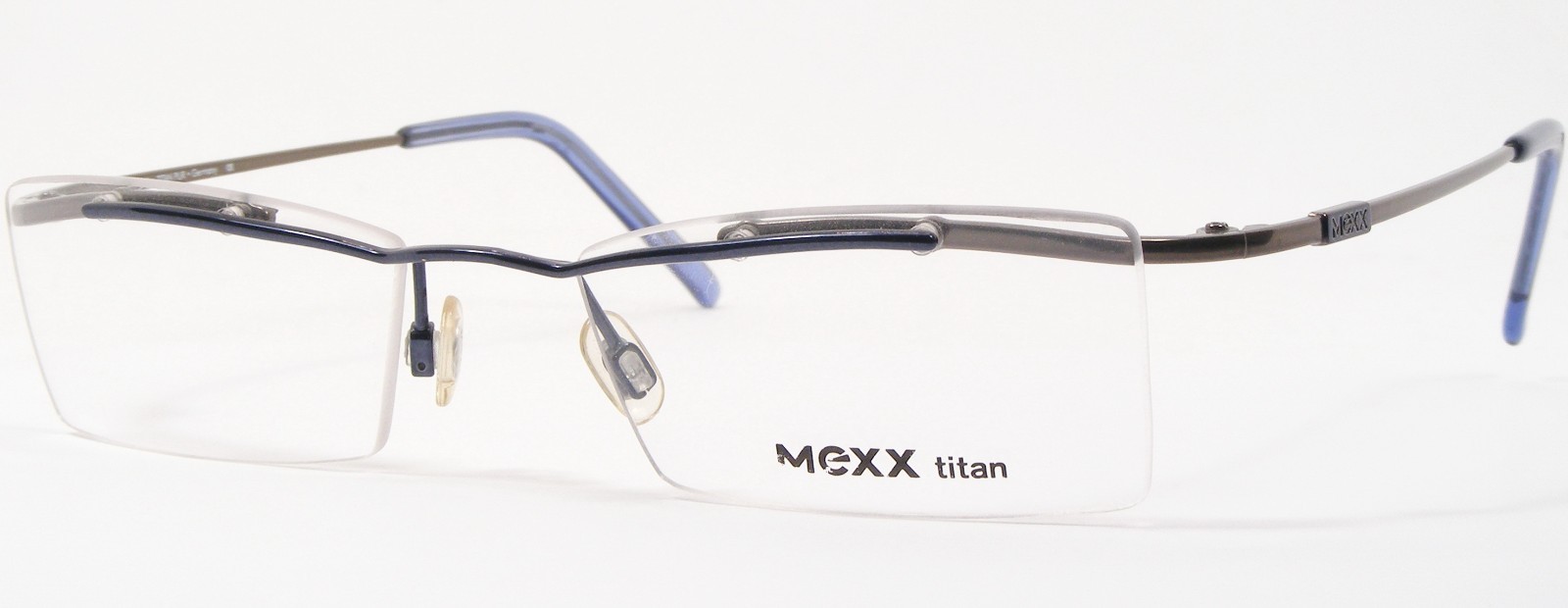 MEXX Mod. 5451 751 Blue /Grey UNIQUE RARE EYEGLASSES 50-17-135mm Germany (NOTES)