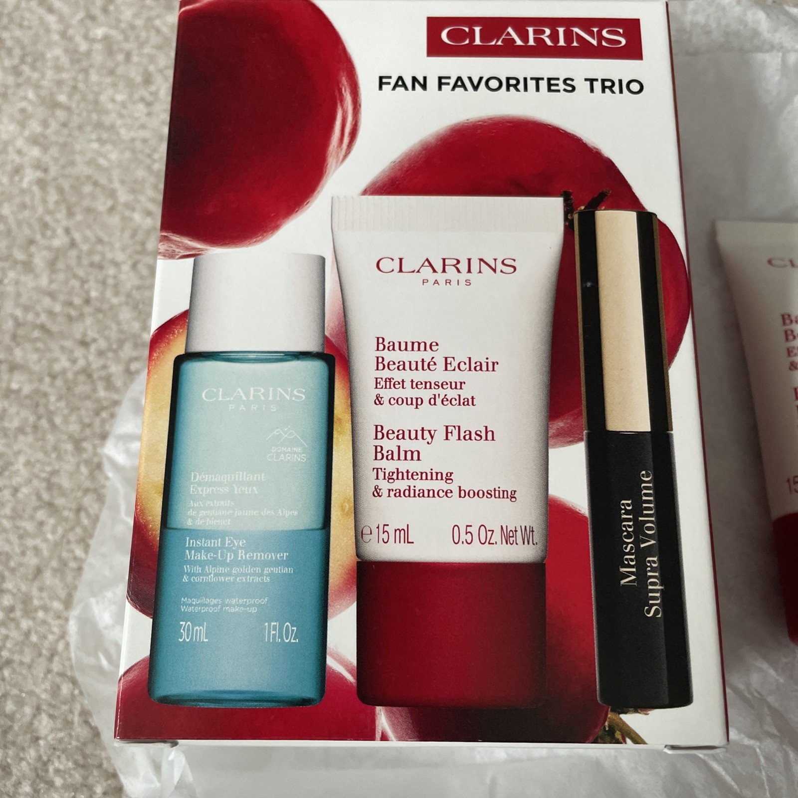 Clarins Nourishing Care Minis Mini Set Hand Cream & Body Lotion 0.9 oz Shea