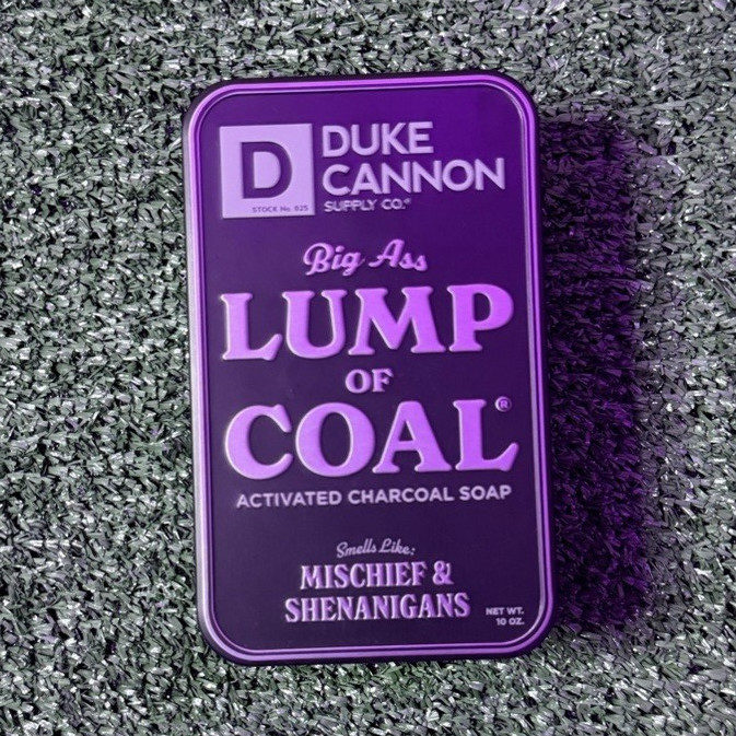 Duke Cannon Big Ass Activated Charcoal Soap Bar Mischief & Shenanigans 10 oz