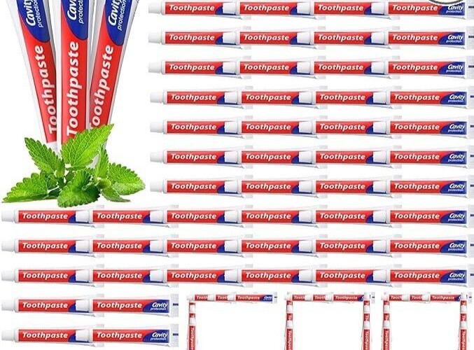 (1000 TUBES) FLUORIDE FRESHMINT TOOTHPASTE 0.6 oz DENTISTS/KIDS/BULK QUANTITIES