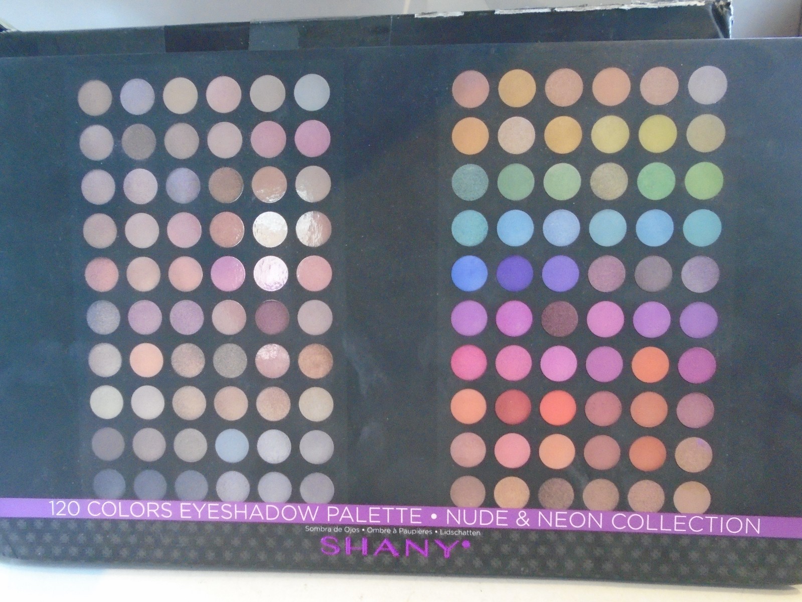 SHANY Ultimate Fusion 120 Color Eye shadow Palette Natural Nude Neon OPEN BOX