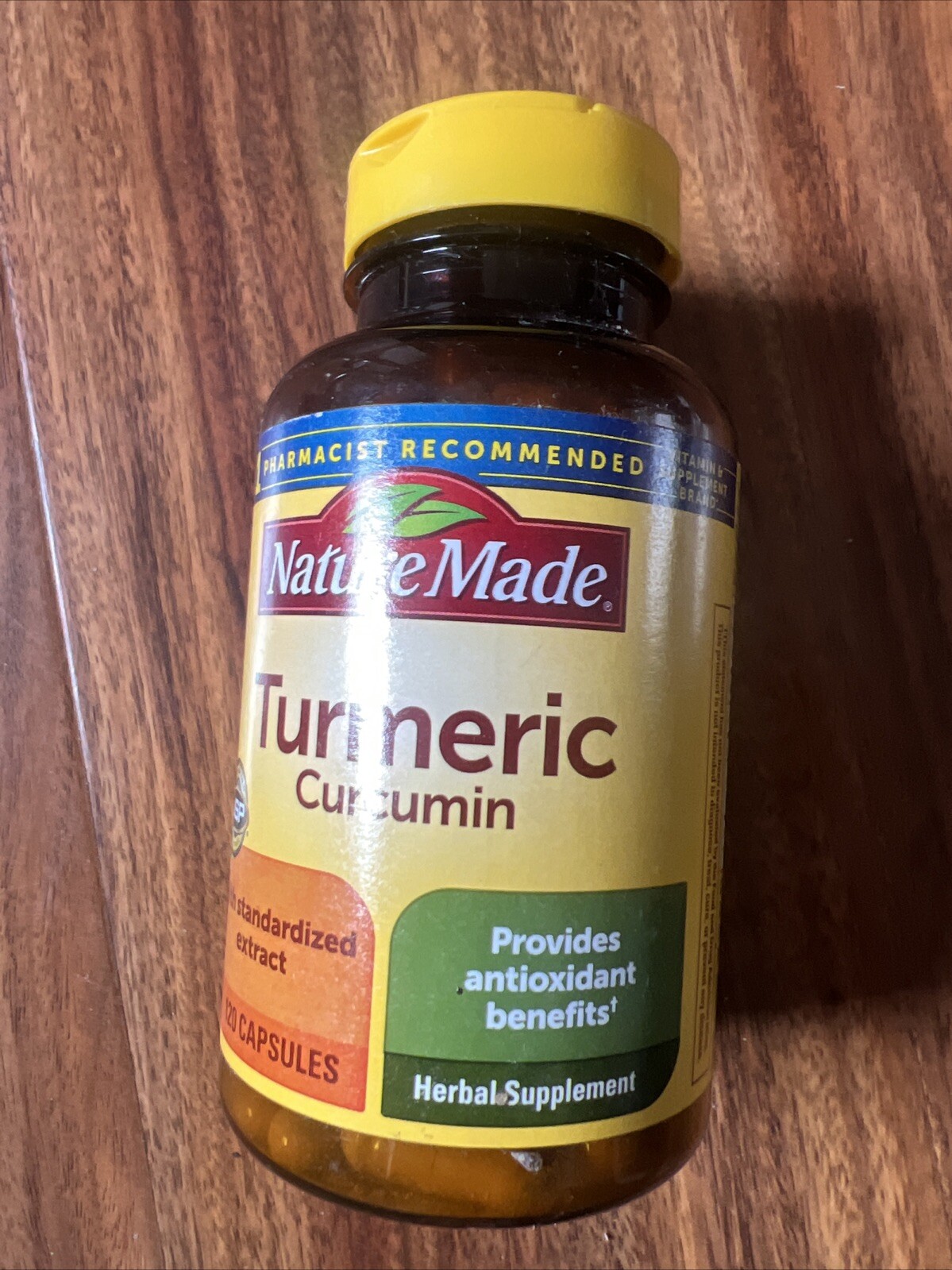 Nature Made 3006 Turmeric Curcumin 500 MG – 120 Capsules Best By 08 ／2024
