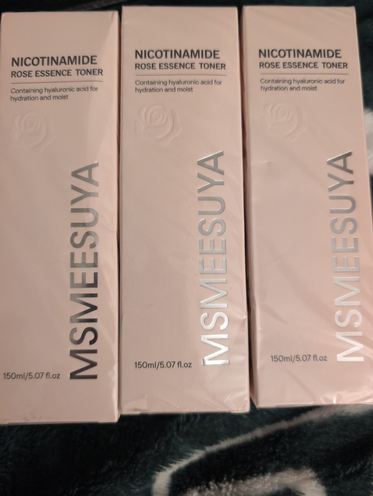3X Msmeesuya Nicotinamide Rose Essence Toner 5.07 Oz, 10/28 Exp