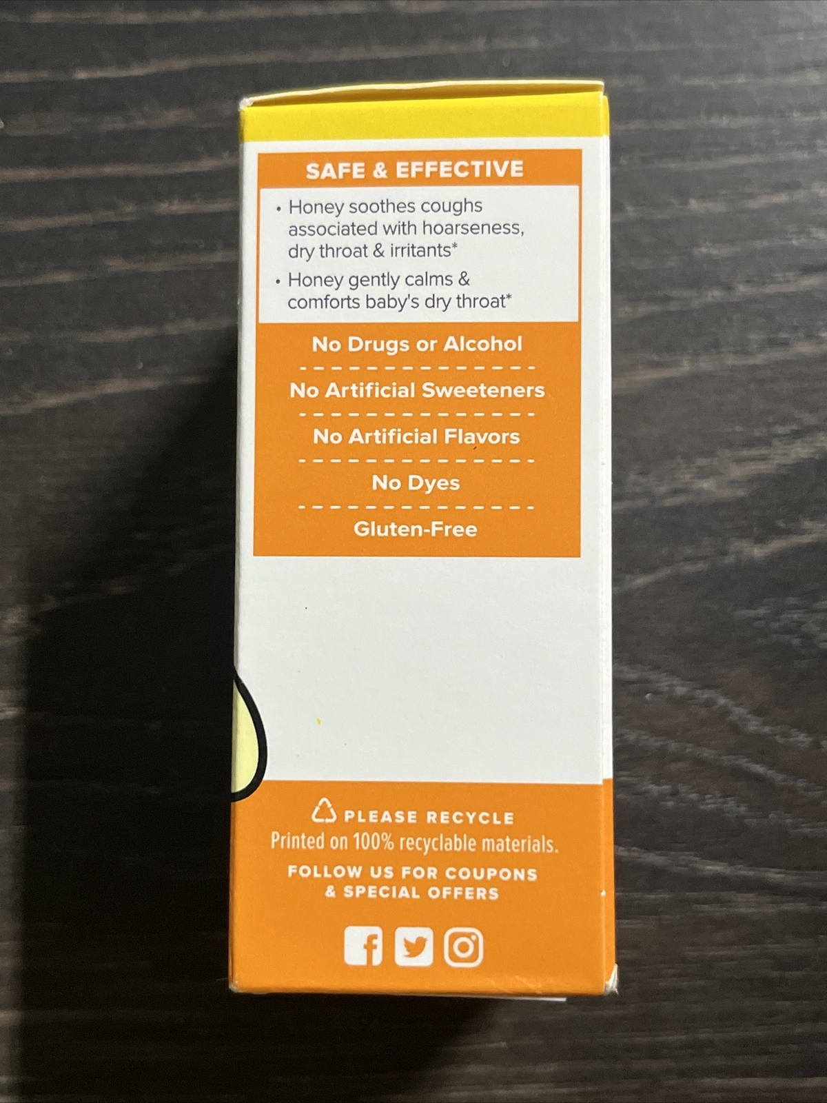 Zarbees Baby Soothing Cough Syrup 12-24 Months Peach&Honey Exp 5/25
