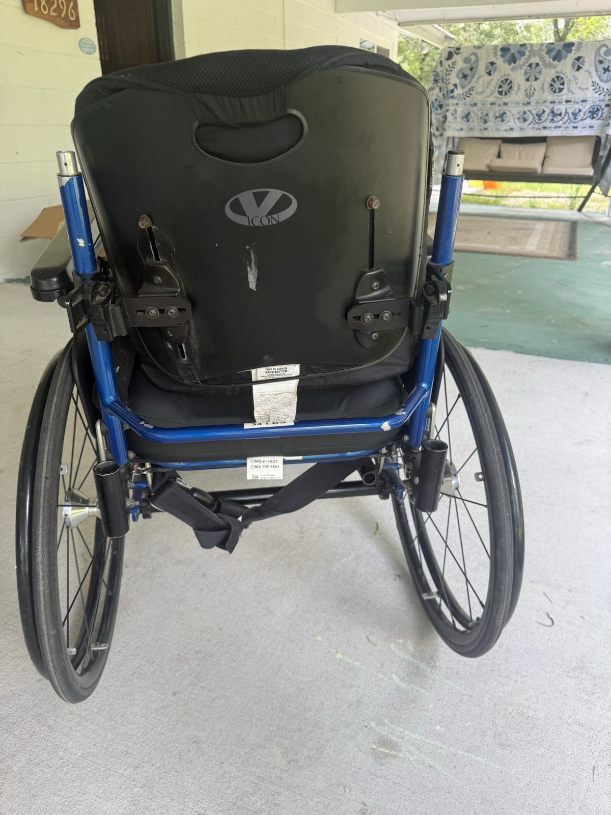 TiLite Aero Z ultralight Wheelchair w/ Icon Back & Comfort M2 cushion