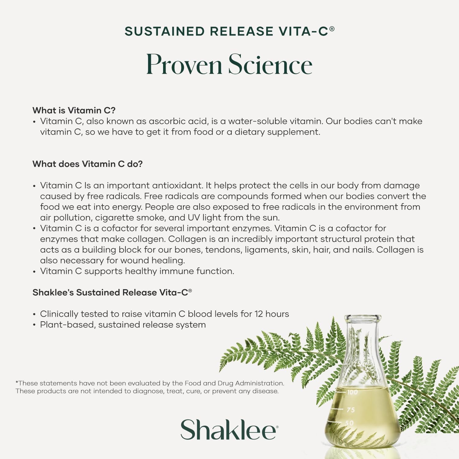 Shaklee-Sustained Release Vita-C? 500mg-High-Potency Cellular and Immune Support