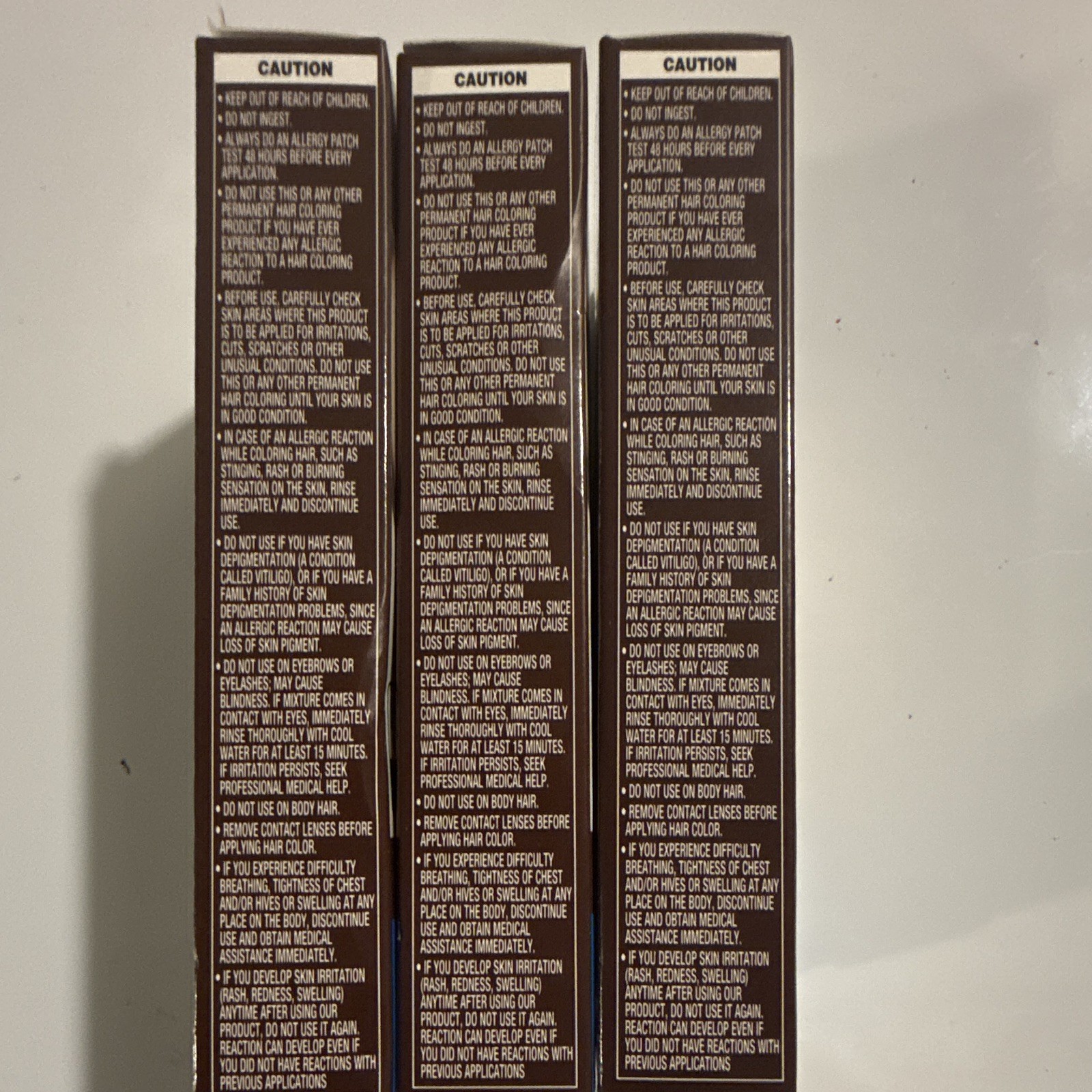 Color for Him Brush-In Color Gel Brown Beard/Mustache 0.5 fl oz Lot of 3