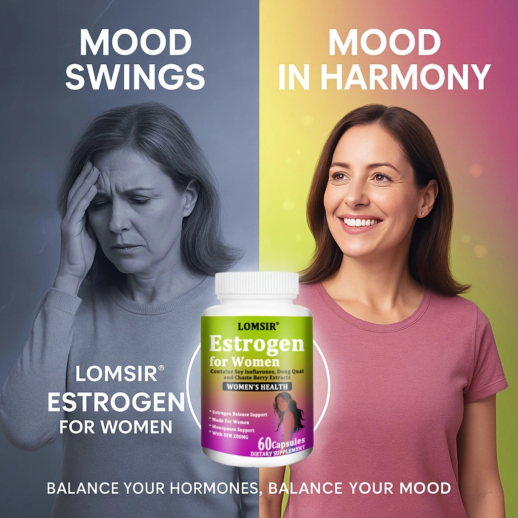 Estrogen Supplement for Women – Support for Hormone, Menopause – 60 Capsules