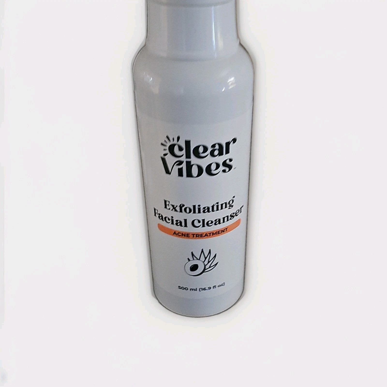 Clear Vibes Acne Facial Cleanser Non-Comedogenic, Face, 500 ml (16.9 fl oz)