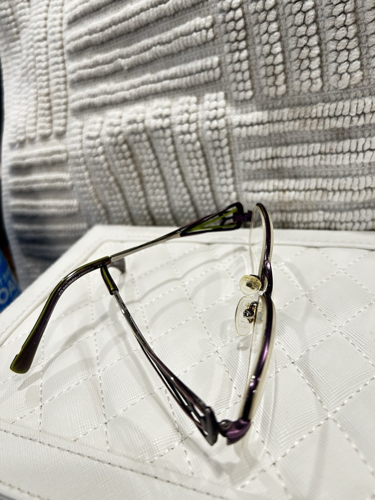 Morel France Koali 674K Purple Green Designer Eyeglass Frames 48-17-135