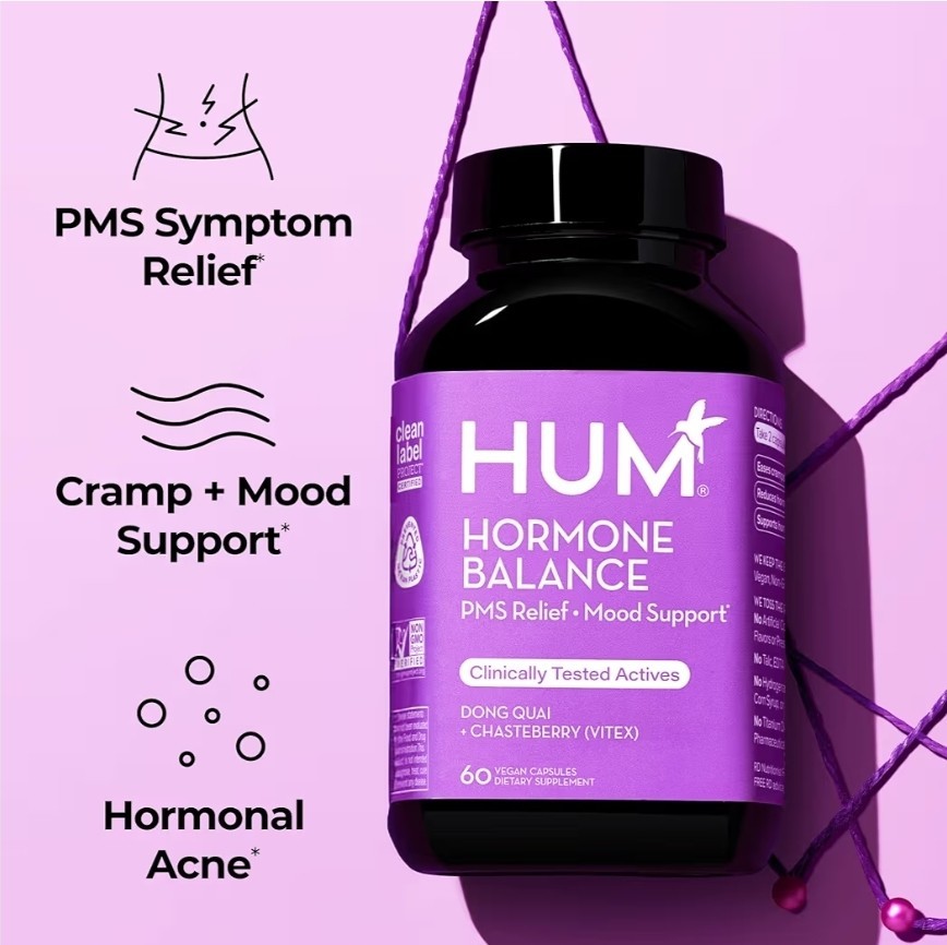 HUM Hormone Balance – Supplement for Women’s Health, 60-Count, Exp 12/26