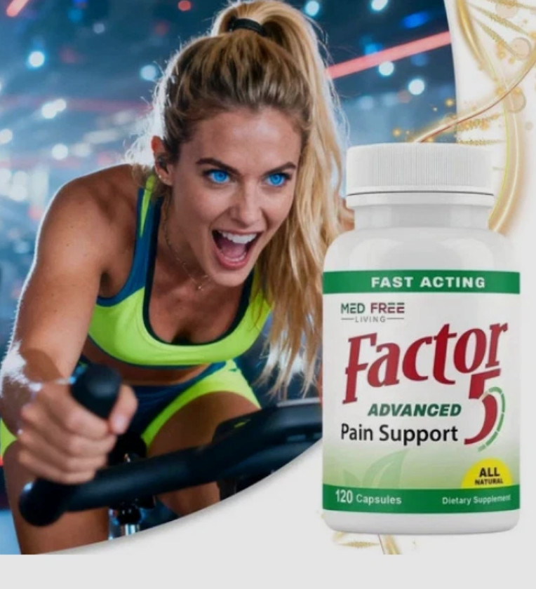1-5pack Med Free Living Factor 5 Natural Joint & Muscle Support Complex 120 Caps