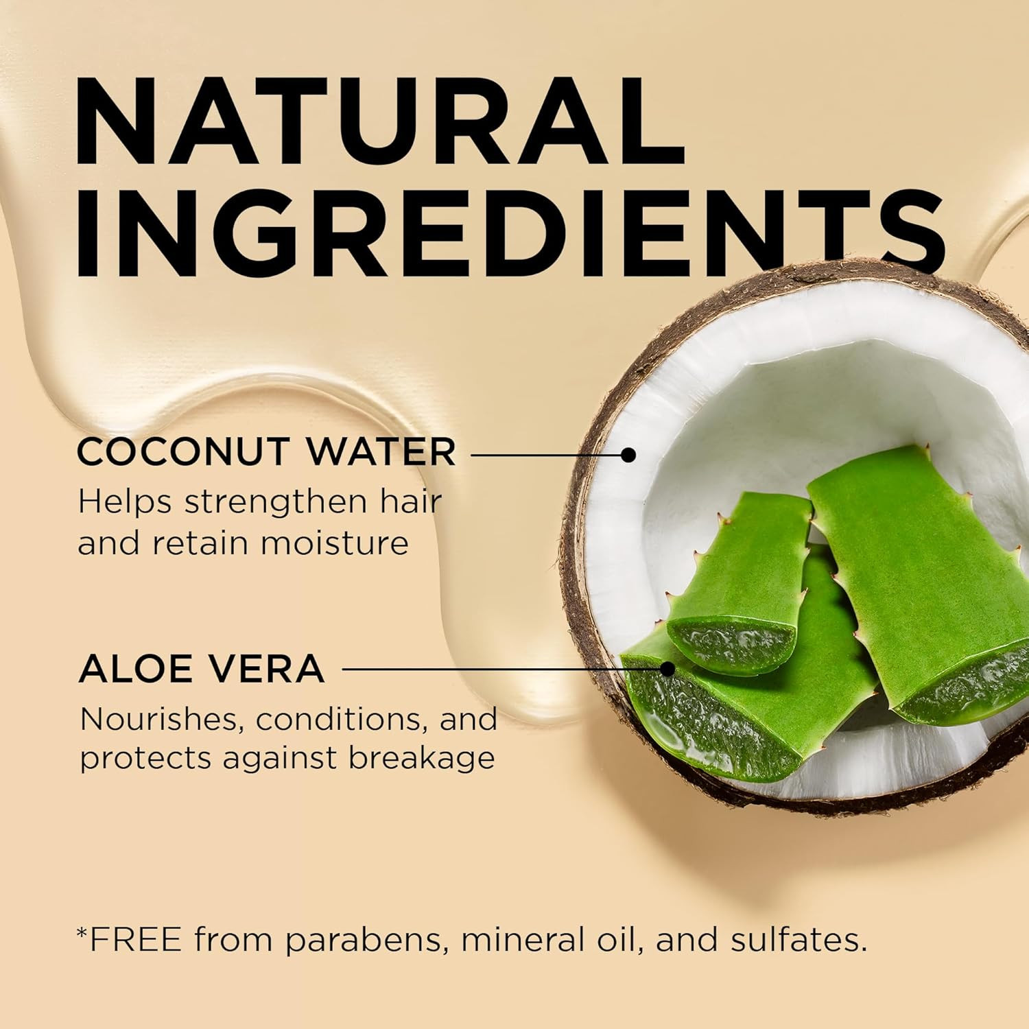 Moisture Miracle Pre-Shampoo Hair Detangler Aloe Coconut Water 18 Oz