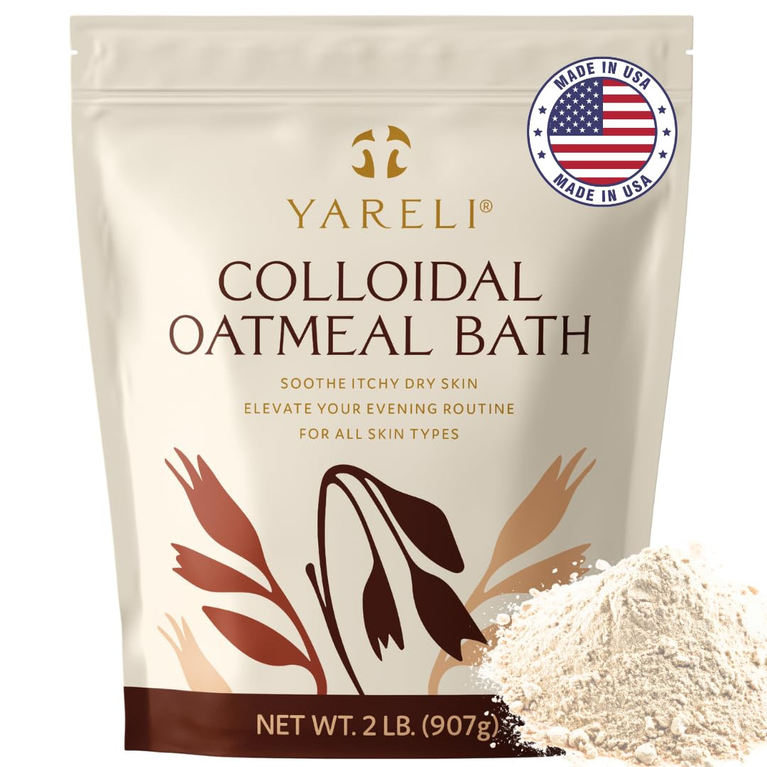 New Colloidal Oatmeal 2Lb (32Oz) Bath Powder For Dry Skin For All Ages New