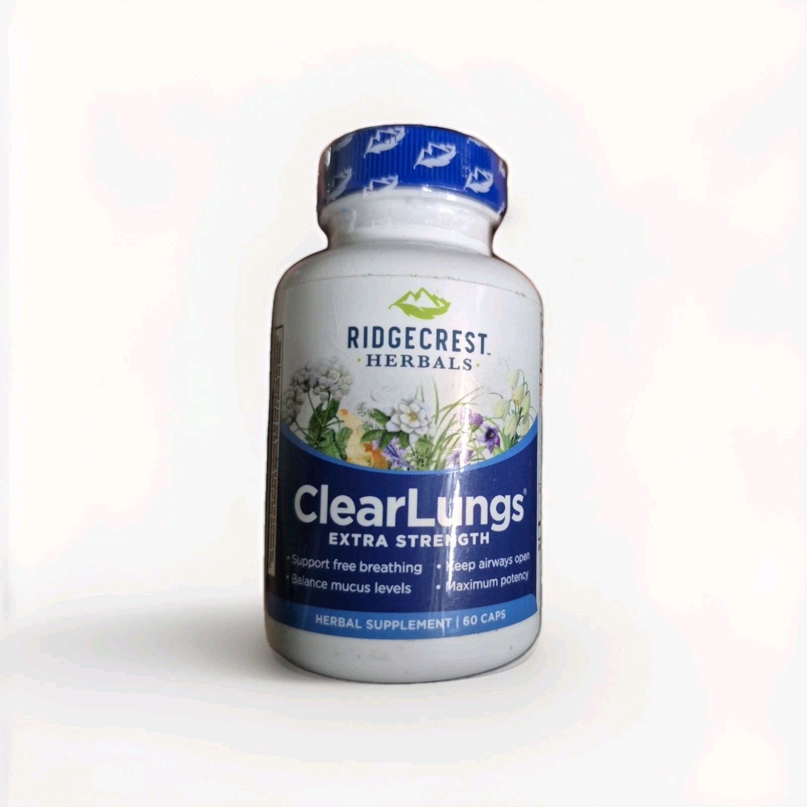 RidgeCrest Clear Lungs Extra Strength 60 Caps Exp. 3/2029