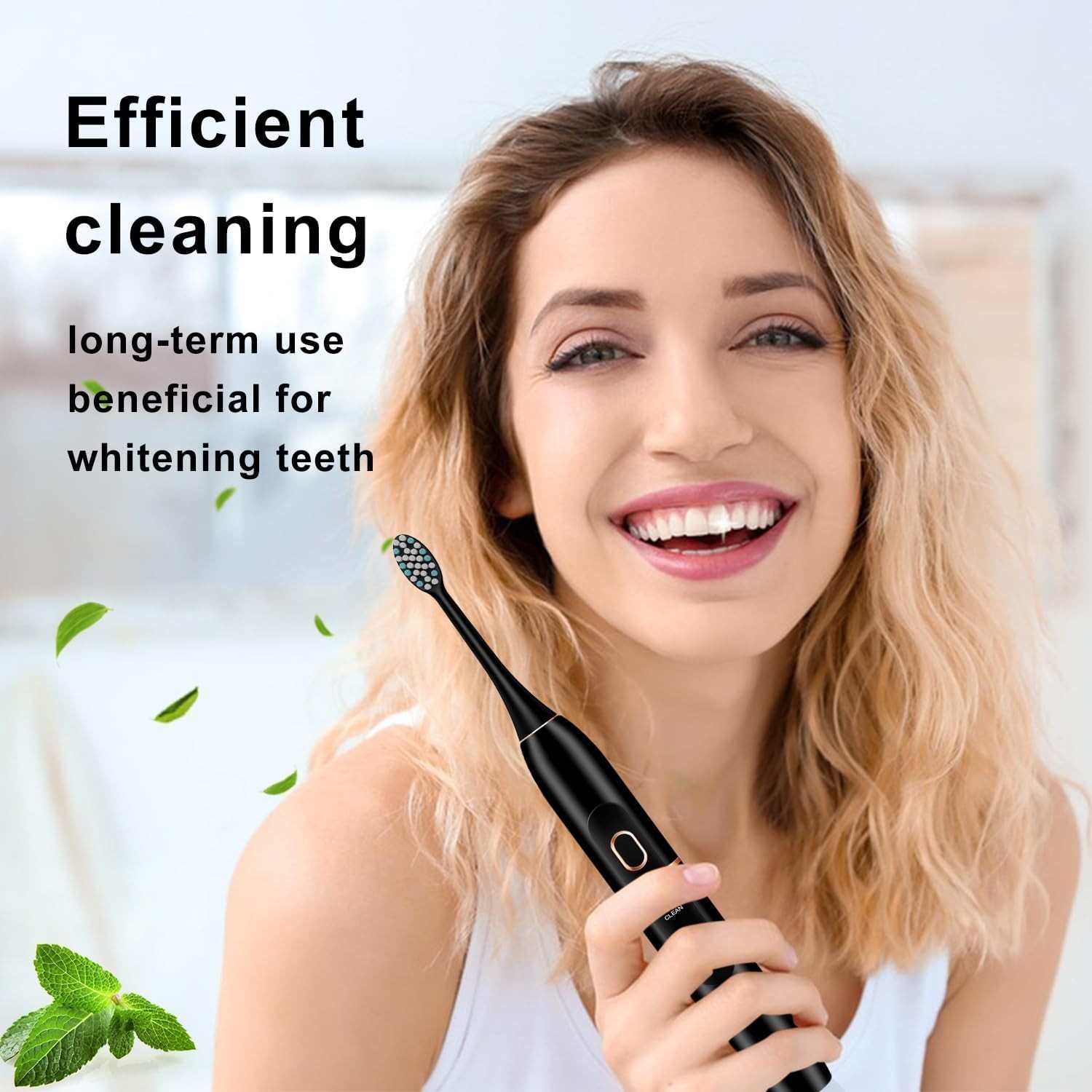 Rechargeable Electric Toothbrush with 8 Heads – 42000 VPM & 60 Days Battery Life