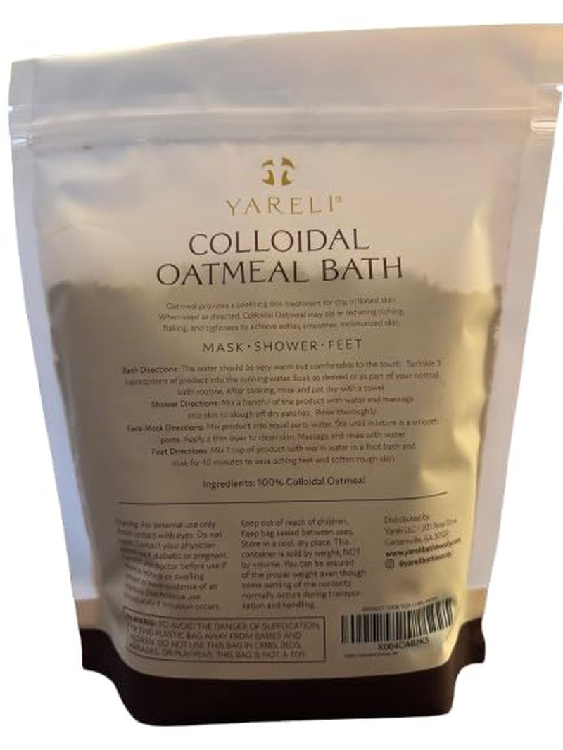 New Colloidal Oatmeal 2Lb (32Oz) Bath Powder For Dry Skin For All Ages New
