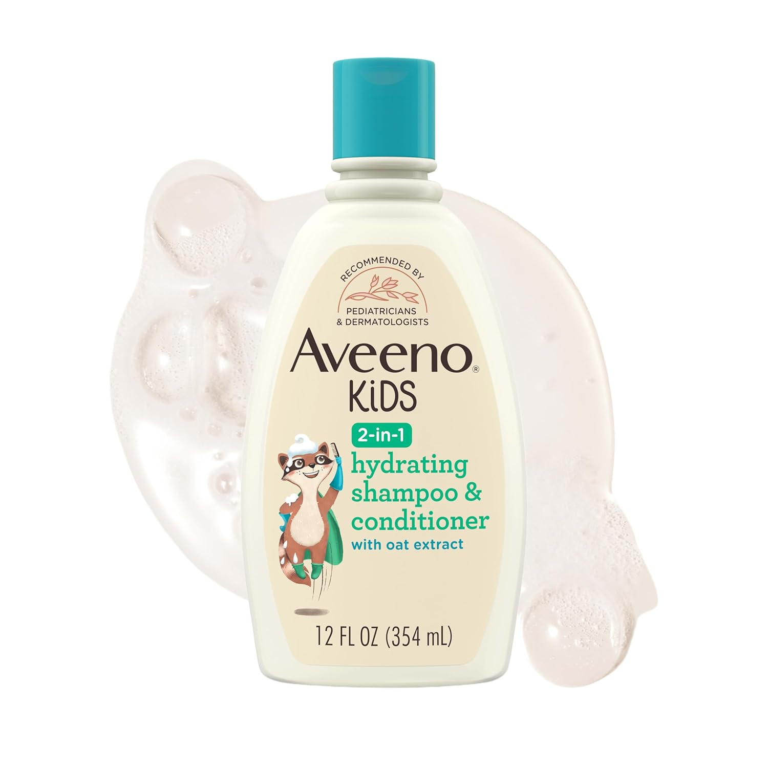 Aveeno Kids Shampoo & Conditioner, Formulated with Oat Extract to Gently Cleanse
