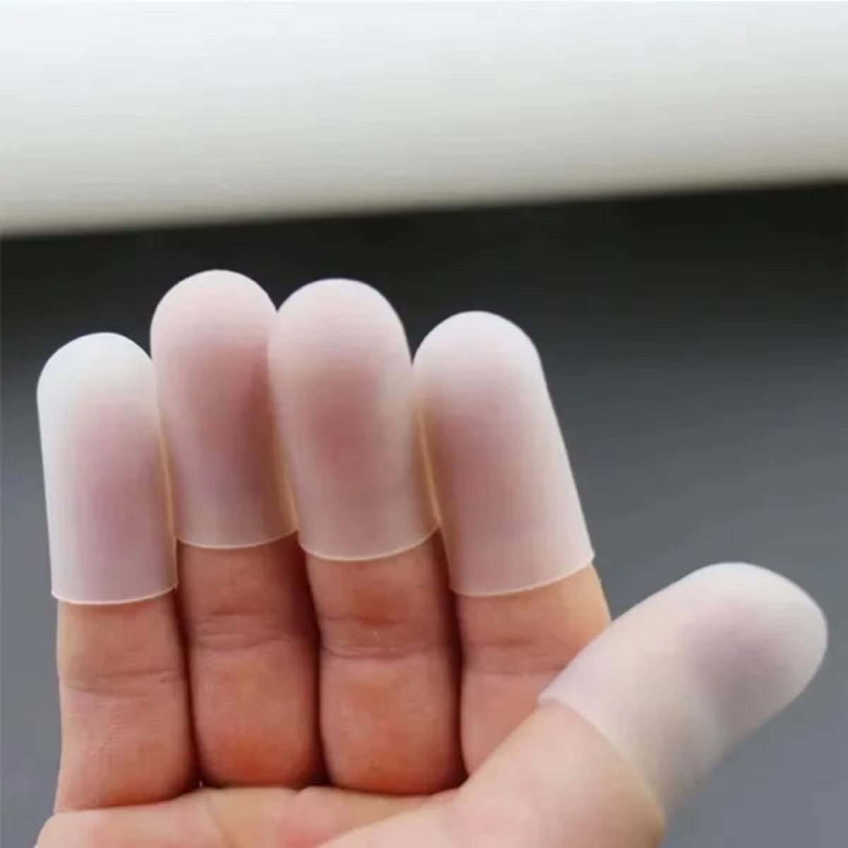5Pcs Silicone Finger Protector Finger Caps High Temperature Resistant Anti-Slip