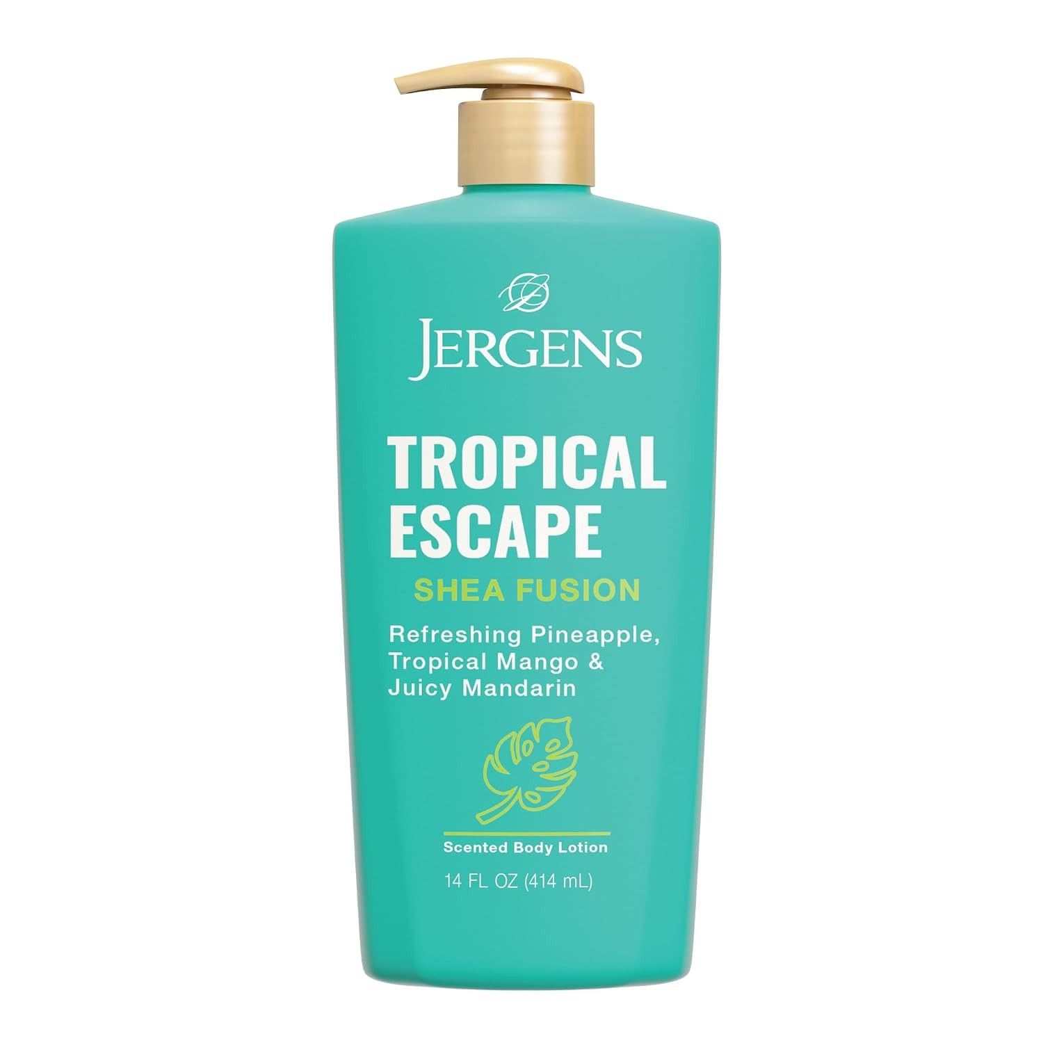 Jergens Shea Fusion Tropical Escape Body Lotion Shea Butter 14oz