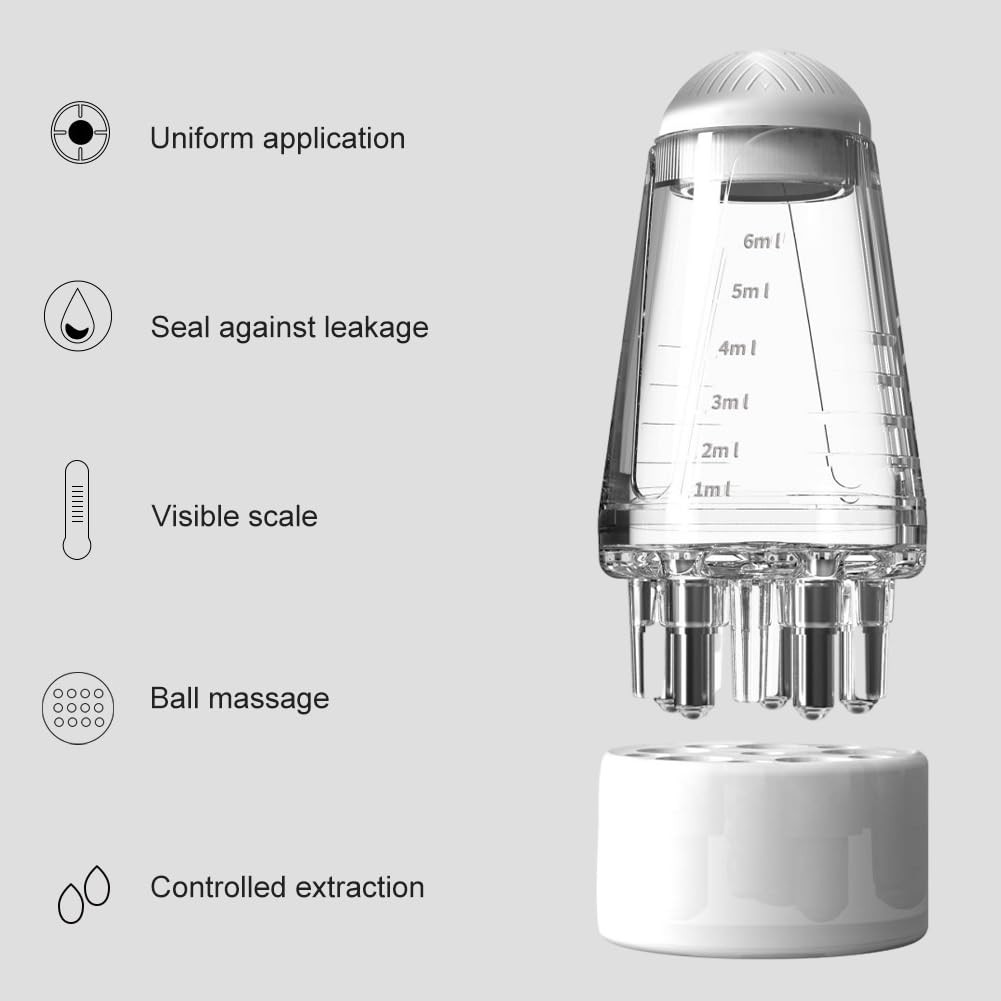 Mini Portable Scalp Applicator Liquid Comb Hair Roots Massage Medicine Comb Hair