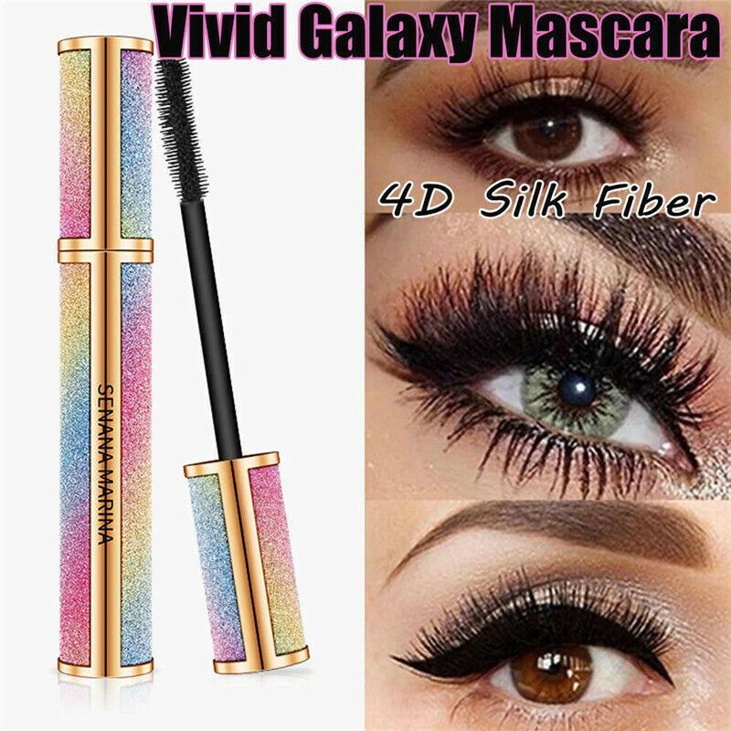 4D Mascara Silk Fiber waterproof Vivid Galaxy Lashes Thick Long eyelashes