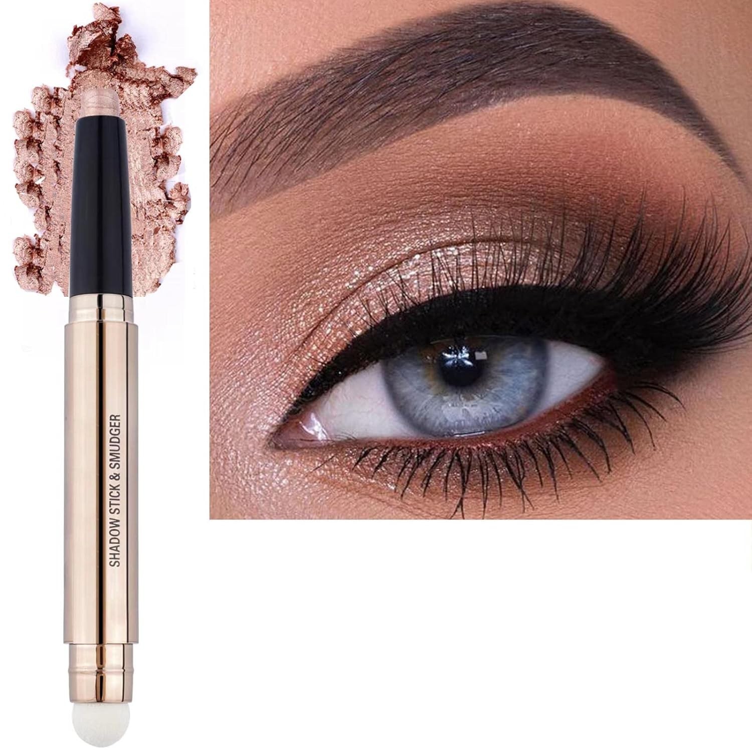 High Pigment Waterproof Eyeshadow Crayon – Effortless Glam with Luminous Finish