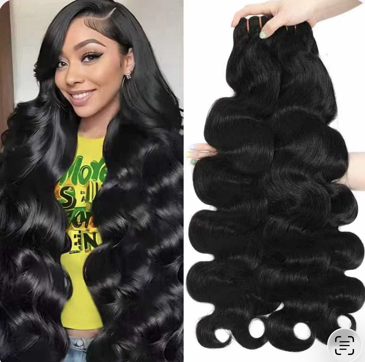 Human Hair Bundles 3 Packet 14 Inch. Quality; Silky And Soft ,Full Density