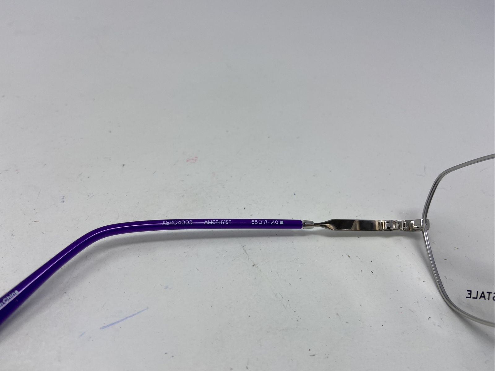 Aeropostale AER4003 AMETHYST 55-17-140 Purple/Silver Eyeglasses Frame &760