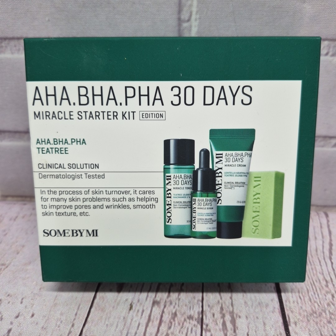 AHA.BHA.PHA 30 Days Miracle Starter Kit Edition, 4 Piece Kit