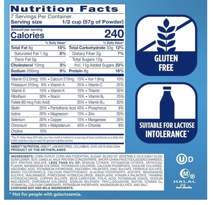 Ensure Original Nutrition Powder, Vanilla, 14.1oz – 6 Pack BB 7/26 Free Ship