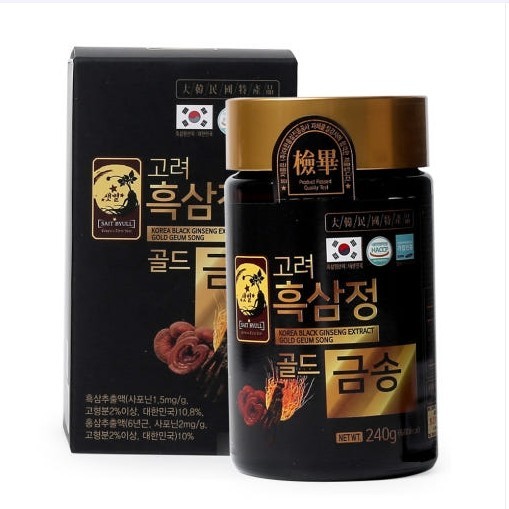 Korea Black Ginseng Extract Gold GEUN SONG 240g x 4EA panax ginseng