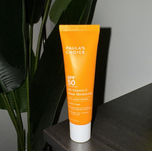 NIB 100% Authentic Paula’s Choice 5% Vitamin C Facial Moisturizer SPF 50, 2 oz