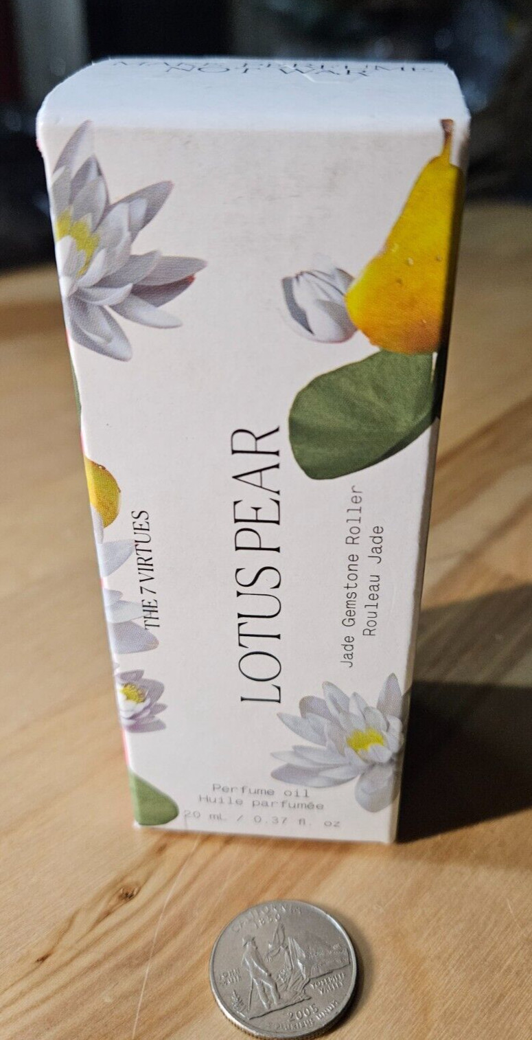 The 7 Virtues Lotus Pear Perfume Oil 20ml/0.67fl.oz. With Roller#I4-3
