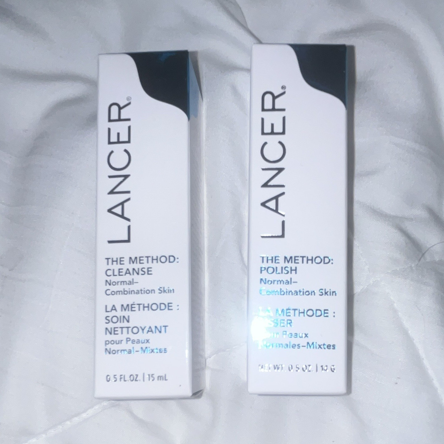 Lancer The Method Cleanse + Polish Exfoliant Set Normal/Combination Mini 0.5oz