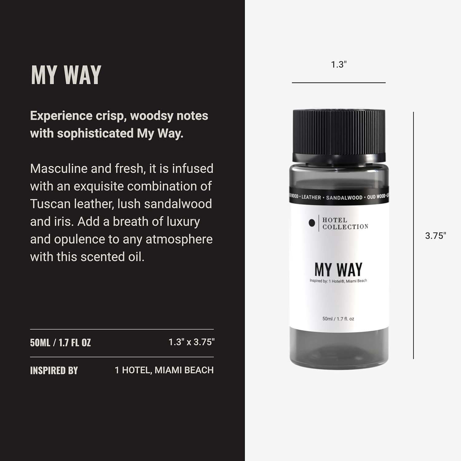 Hotel Collection My Way Essential Oil – Sandalwood Cedar Aromatherapy 50ML
