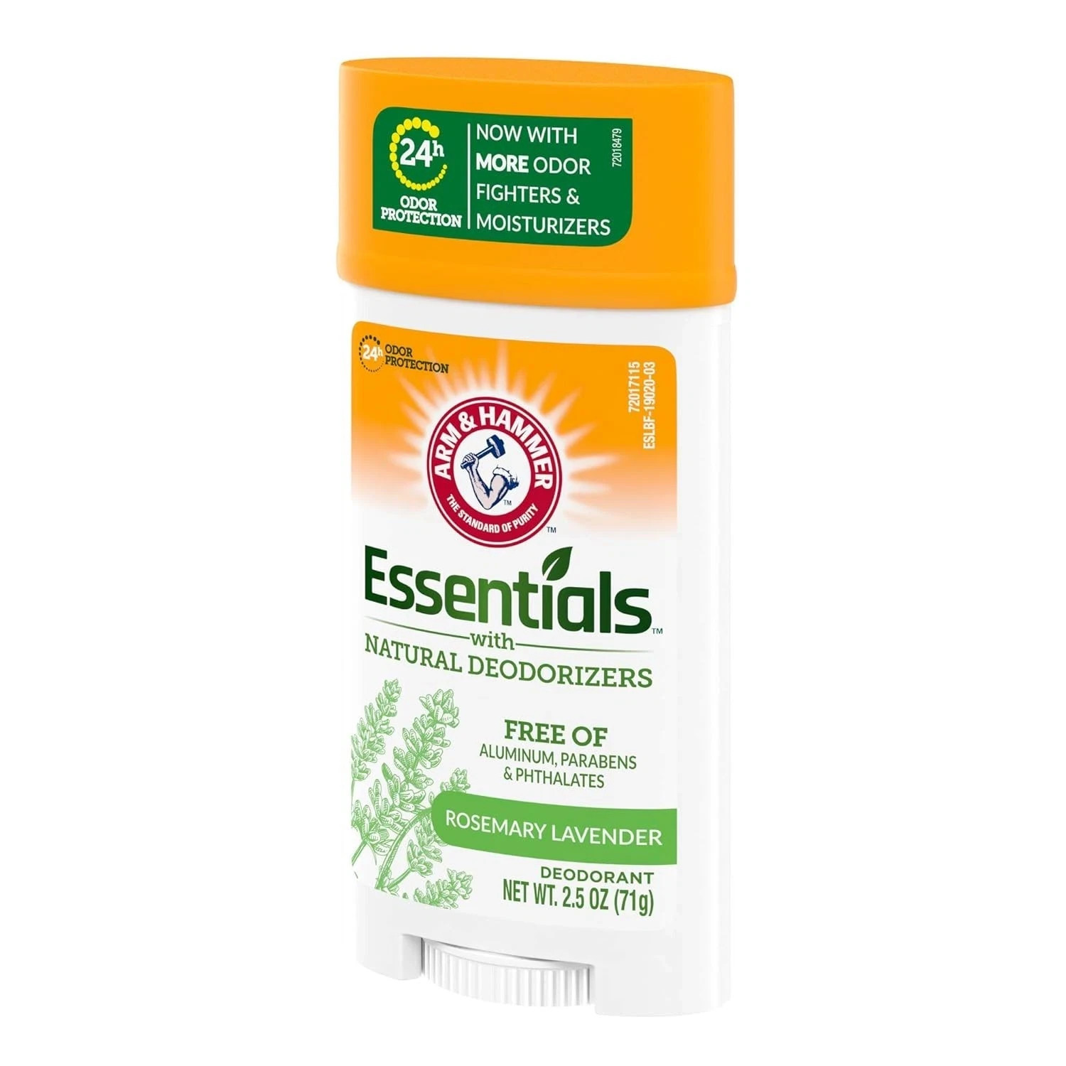 Arm & Hammer Essentials Natural Deodorant Rosemary Lavender 2.5 oz (Pack of 3)