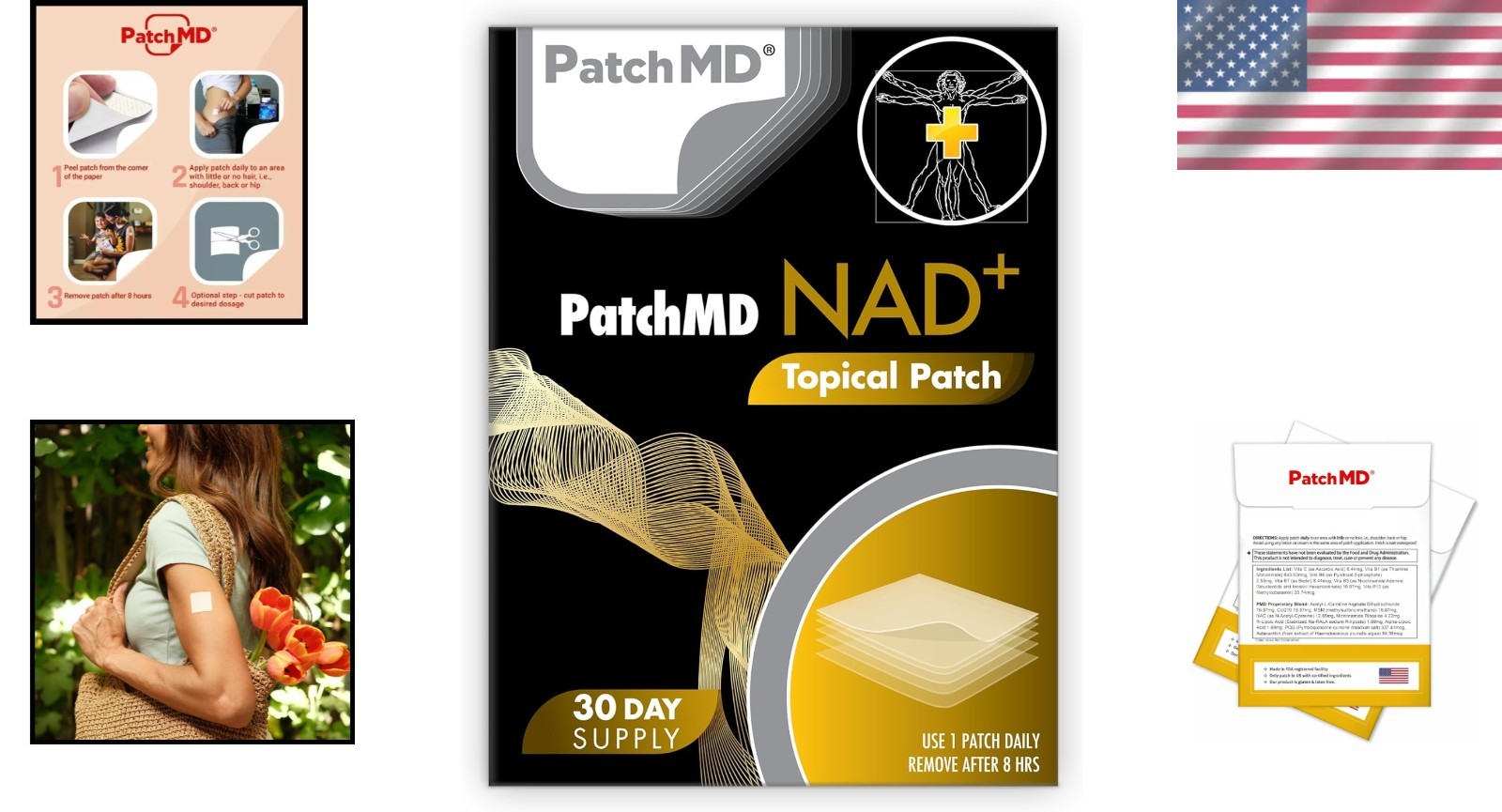 30-Day NAD+ Recovery Patches – Alternative to Pills for Nightly Restoration
