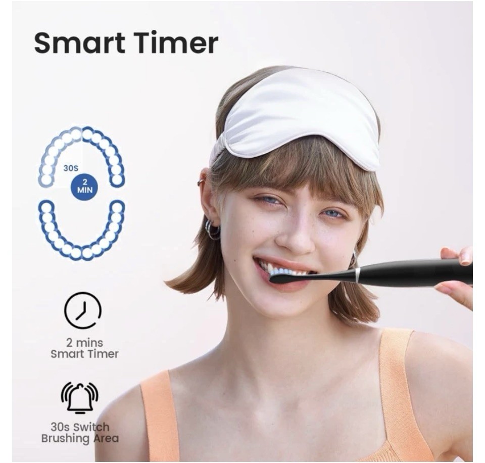 Oclean Spark Sonic Electric Toothbrush 🪥🦷 5 Modes & 6 Brush Heads, Coral