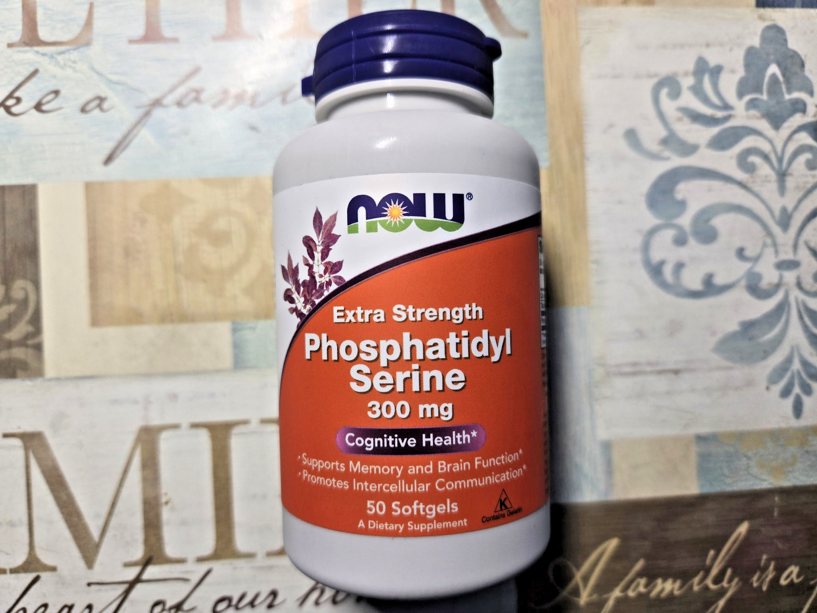 NOW Foods Phosphatidyl Serine 300 mg – 50 Softgels – Expires 01/2027