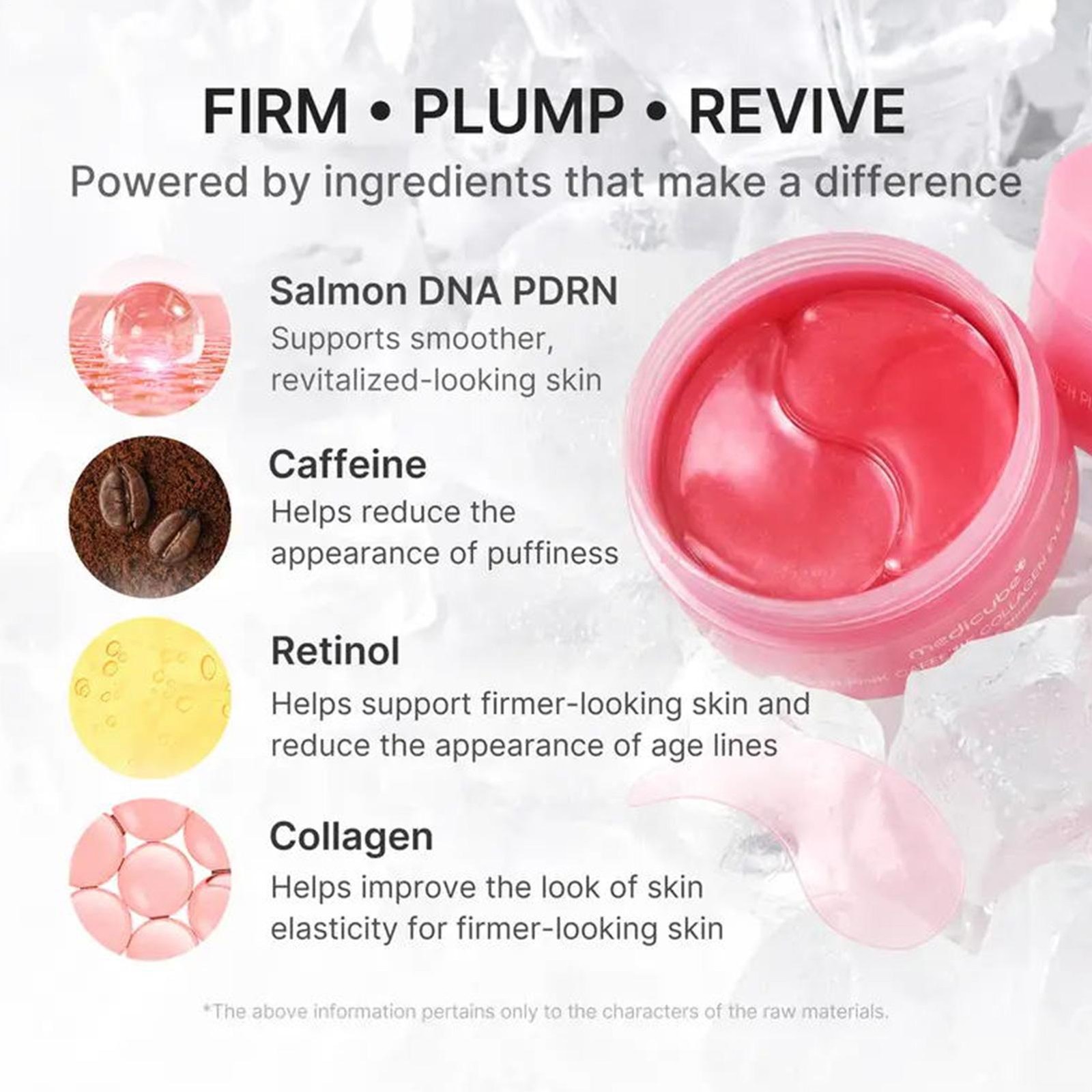 Medi Cube PDRN Pink Caffeine Collagen Eye Patch 85g(60 Patches)
