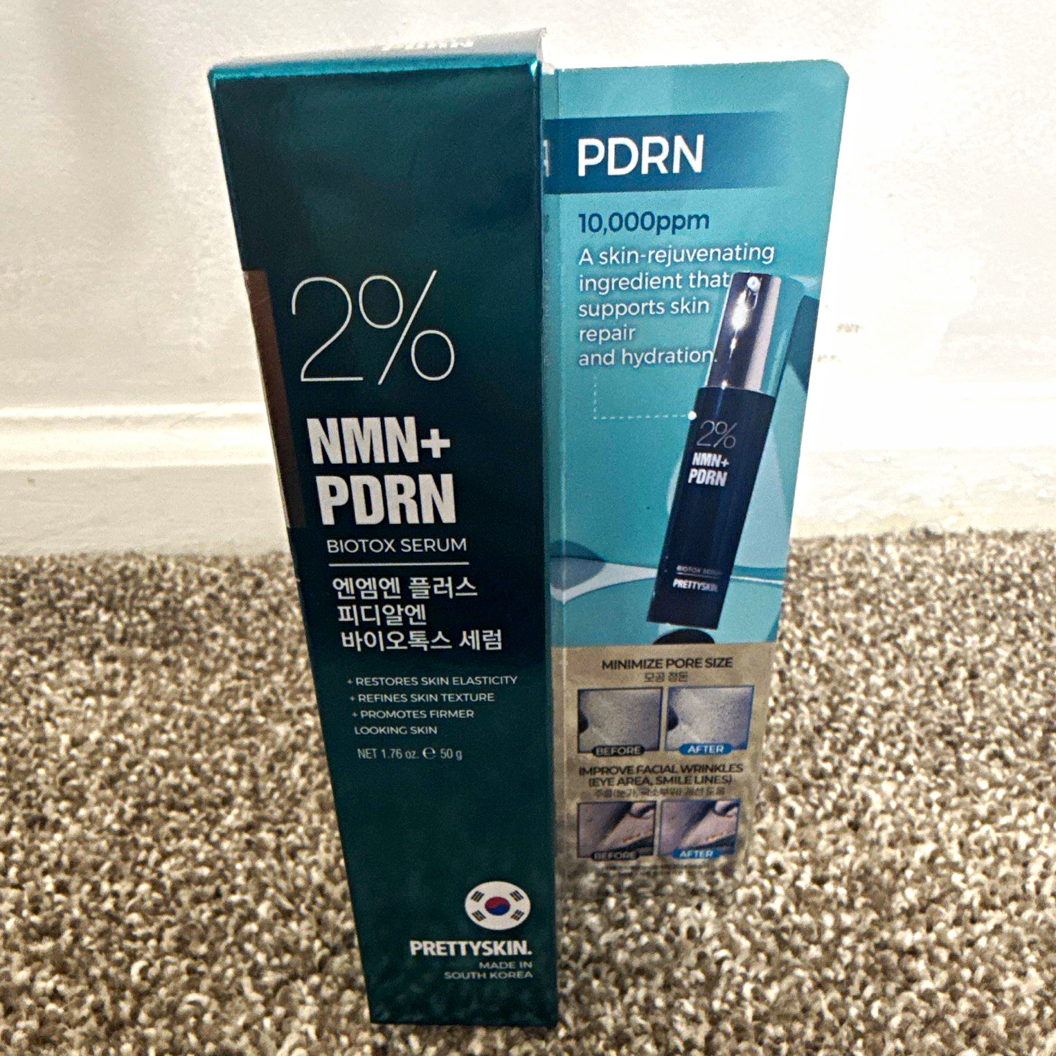 PRETTYSKIN NMN+PDRN Biotox Hydrating Face Serum 1.76 oz / 50 g