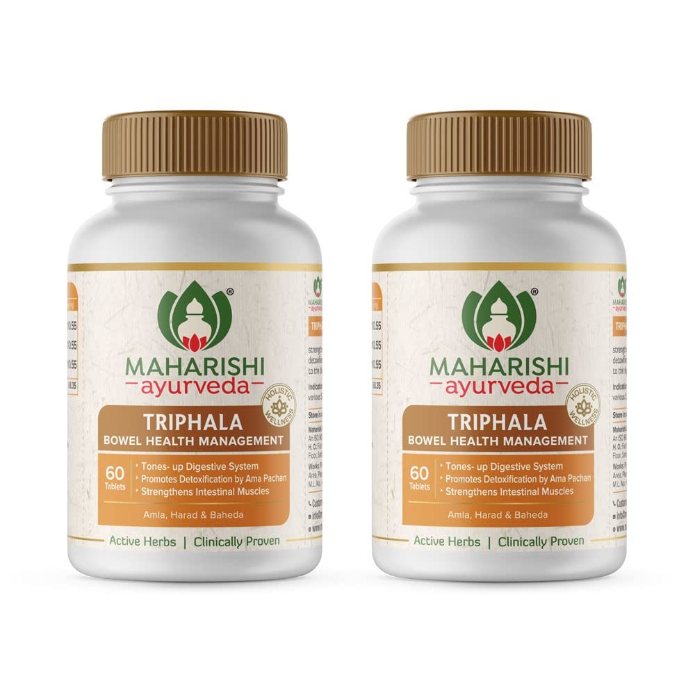 Maharishi Triphala 60 Tabs (Pack of 2) | Free Shipping