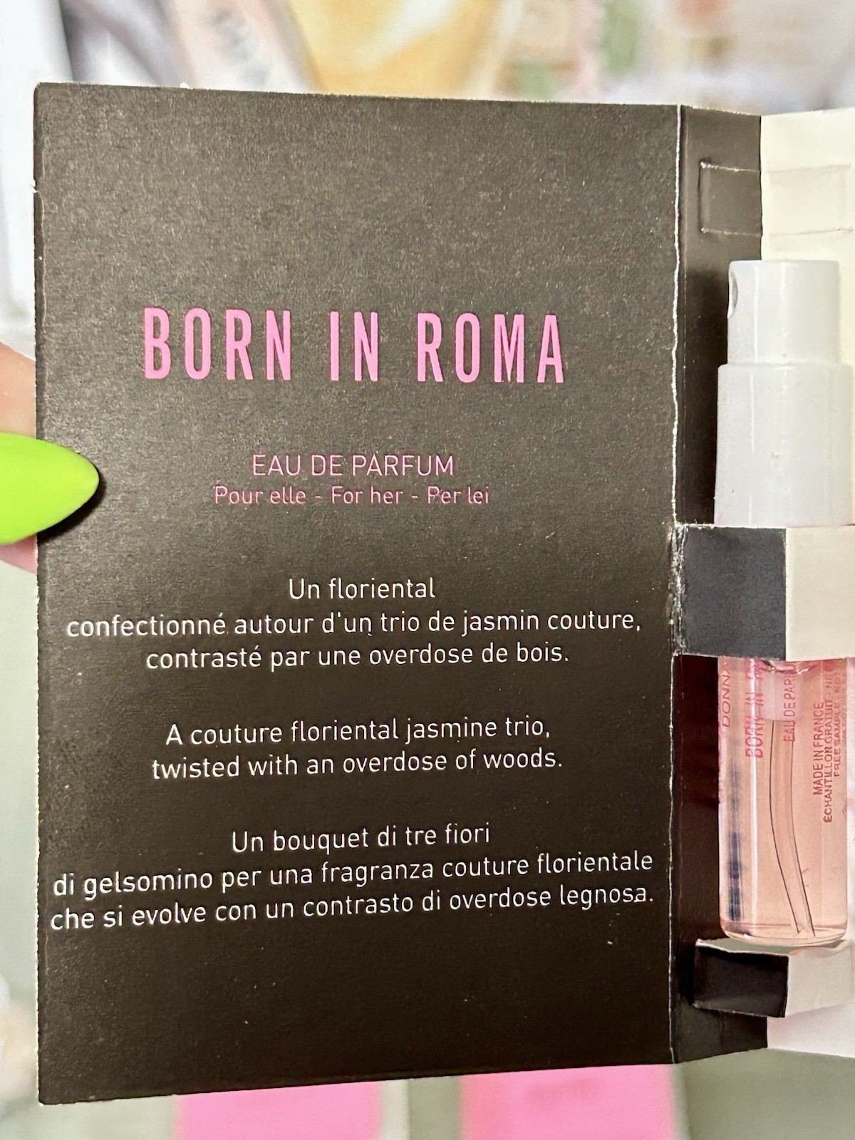 Valentino Donna Born In Roma Perfume Samples- 3Pcs